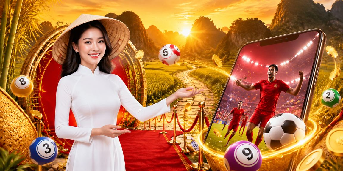 Khung cảnh người chơi xổ số tại Ninh Bình cùng áo dài truyền thống